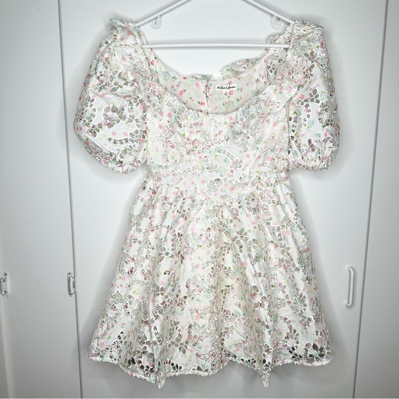 NWT For Love And Lemons Magnolia Mini Dress Size Small - Picture 5 of 12